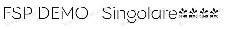 FSP DEMO   Singolare字体转换